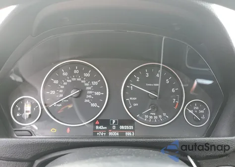 2015 BMW 328 Xi Sulev from USA, damaged, VIN WBA3B5C50FF960773